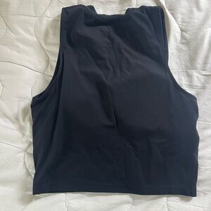 Padded black tank top